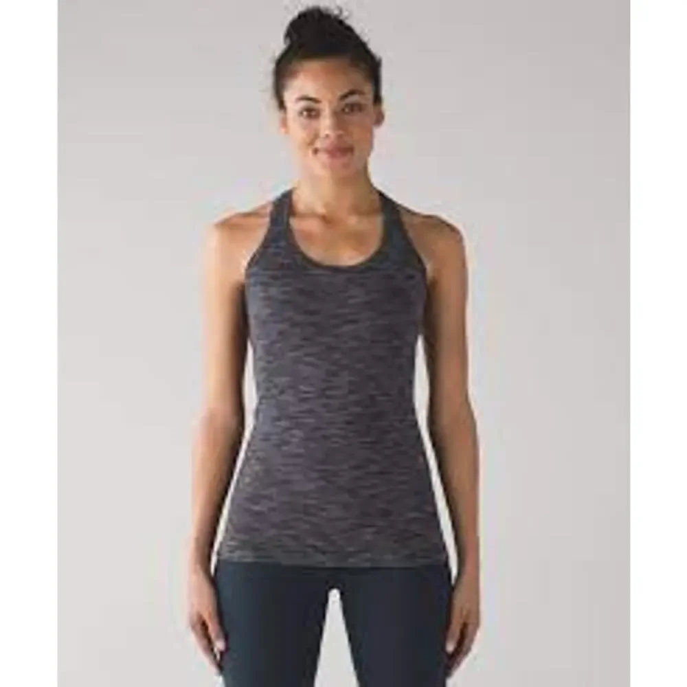 Lululemon Cool Racerback II Wee Are From Space Deep Coal Battleship Size 4/6
